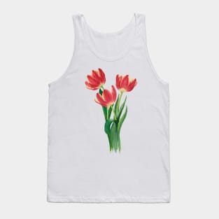 Red tulips Tank Top